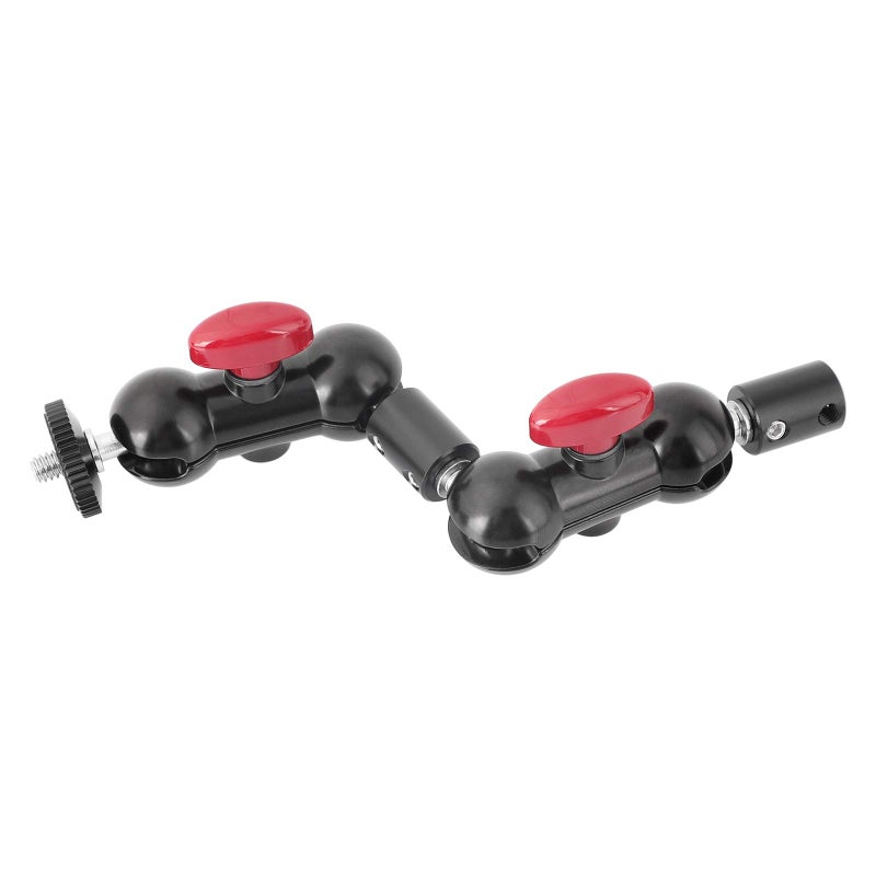 CAMVATE Dual Mini Ball Head Extension Arm with 1/4"-20 Male & Female Mounting Threads - 2138 - Image 4